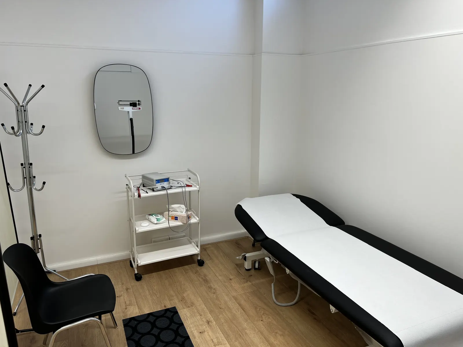 L'area misurazioni dello studio nutrizionale a Udine